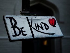 be kind to others message