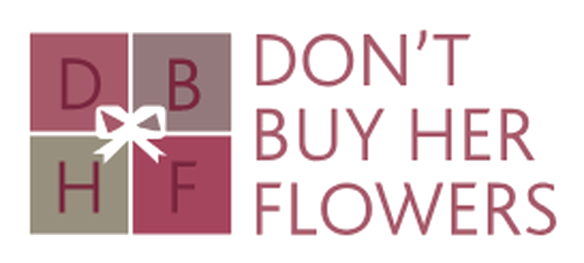Don't Buy Her Flowers logo