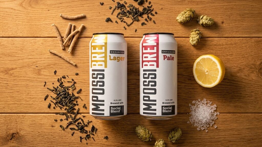 alcohol free lager and beer with a kick