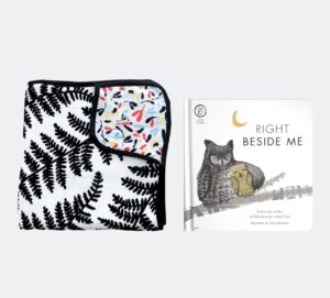 New-baby-blanket-and-book