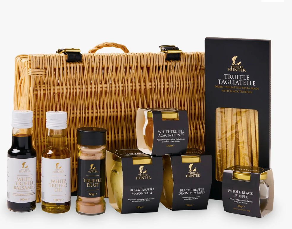 Trufflehunter wicker gift hamper